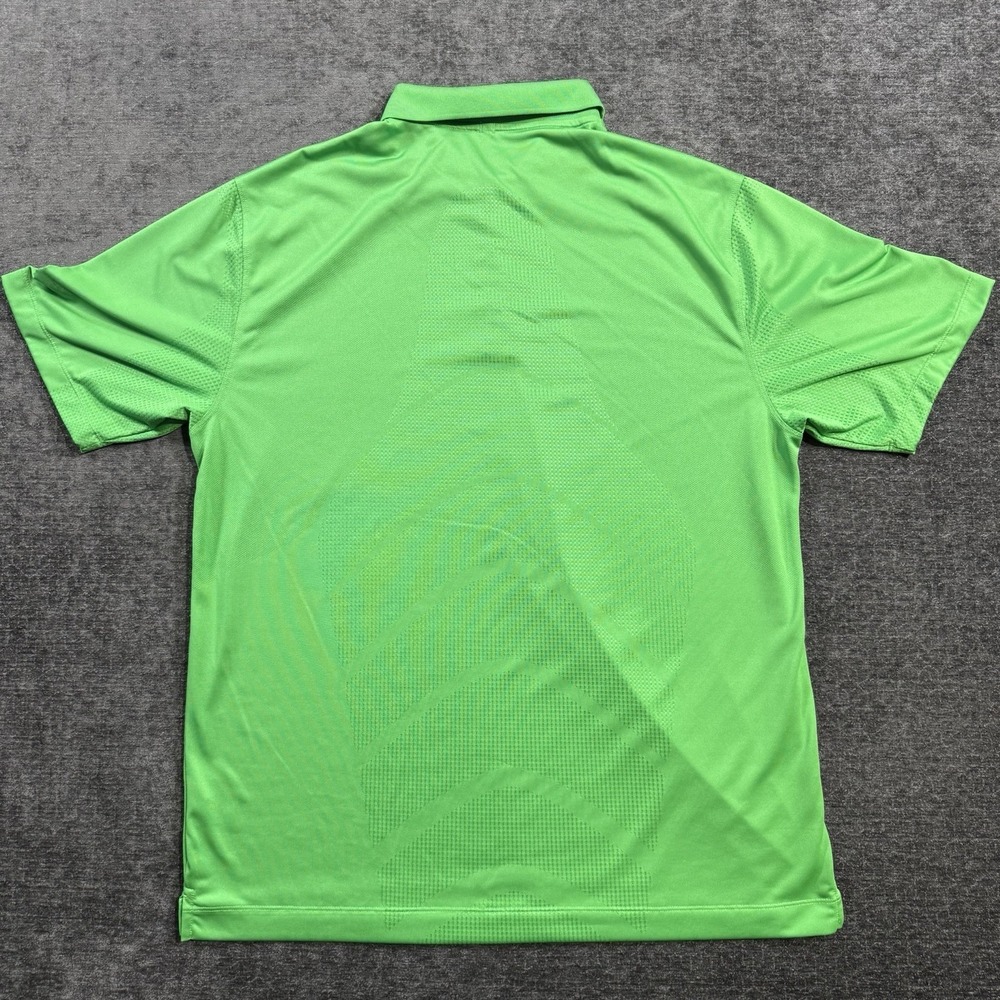 Nike Golf Dri-Fit Mens Polo Shirt Green Performance Stretch 400769-376 L - Picture 2 of 11